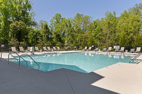 Swimming at Skyland Exchange Apartments, Asheville, NC