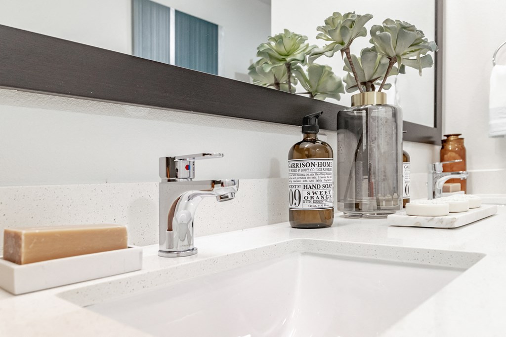 Sink at Stone Loch Apartments, Tomball