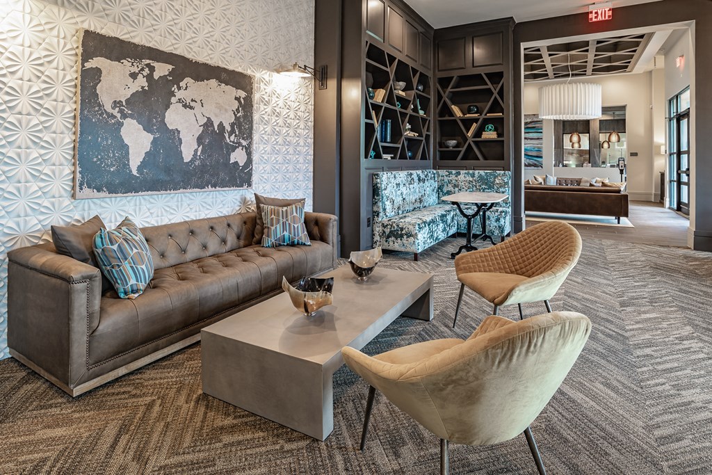 Relaxing Clubhouse at Stone Loch Apartments, Texas