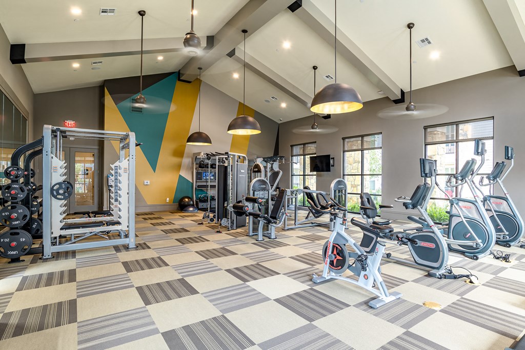 Fitness Center at Stone Loch Apartments, Texas