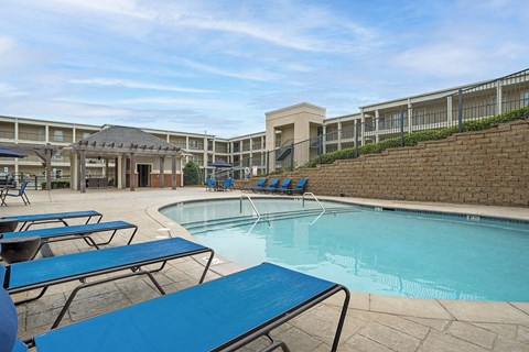 Pool at The Heights Apartments, Montgomery, Alabama