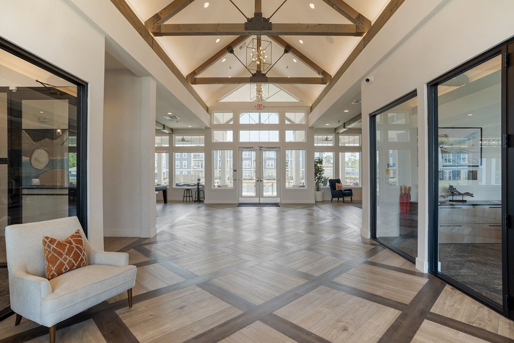 Clubhouse interior at The Mason at Fremaux Park, Slidell
