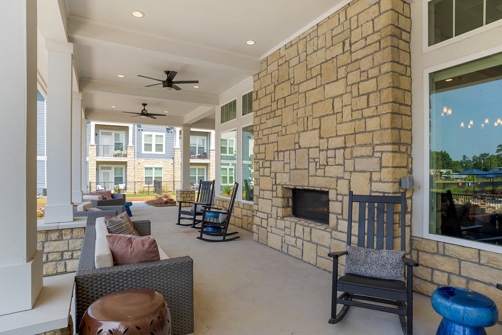 Firepit at The Mason at Fremaux Park, Slidell