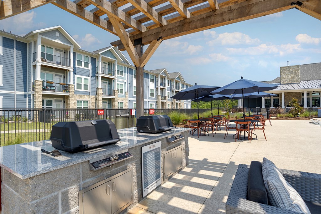 Grilling at The Mason at Fremaux Park, Slidell, Louisiana