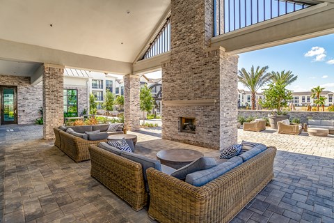 Lounge area at The Rosemary Apartments, Texas, 77346