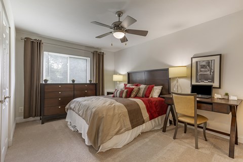 Master Bedroom With Adequate Storage at The Apartments at The Sycamores, Reston