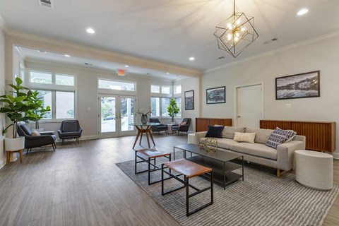 Large Interactive Clubhouse at The Apartments at The Sycamores, Reston, VA