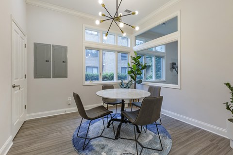 Relaxing Clubhouse at The Apartments at The Sycamores, Reston, 20190