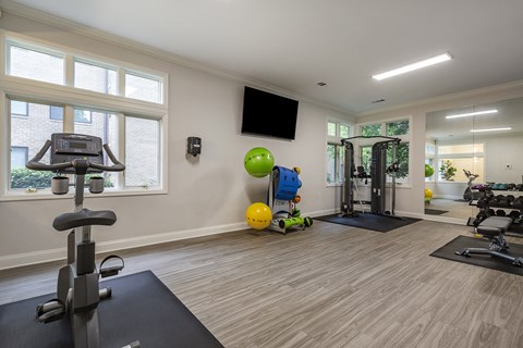 State Of The Art Fitness Facility at The Apartments at The Sycamores, Reston