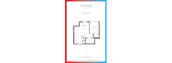 W27 - 1BR 1BA_627 SF at WYND 27 & WYND 28, Miami, FL, 33127