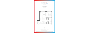 W27 - 1BR 1BA_653 SF at WYND 27 & WYND 28, Miami, 33127