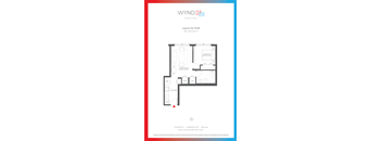 W28 - 1BR 1BA_539 SF at WYND 27 & WYND 28, Miami, 33127