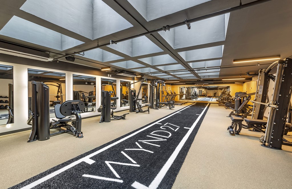 Beautiful Fitness Center at WYND 27 & WYND 28, Miami
