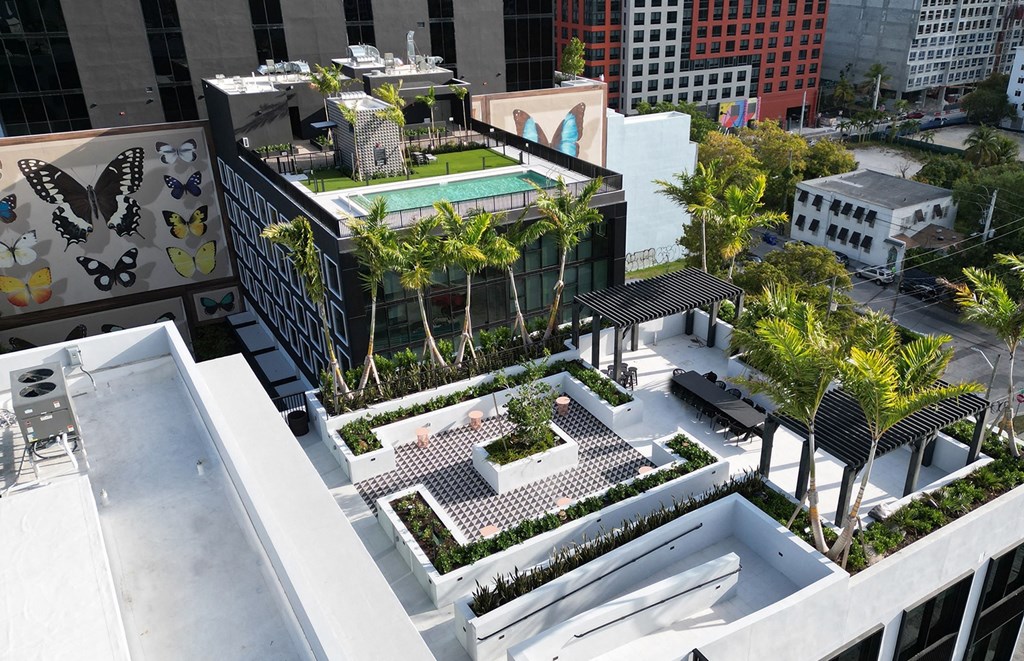 Arial view of the property at WYND 27 & WYND 28, Miami, FL