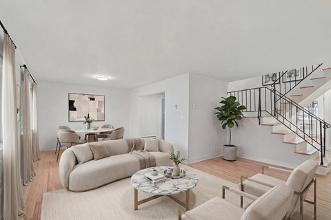 Living Room at Atlantic Pointe Apartments, New Jersey, 07716