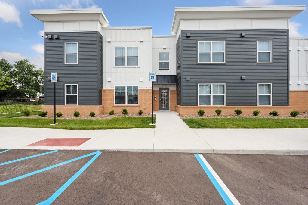 our apartments offer a parking lot