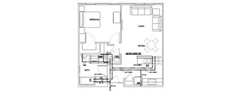 a blueprint of a floor plan of a house