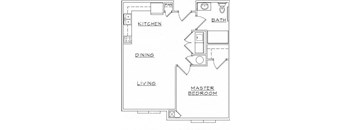 a floor plan of a small house