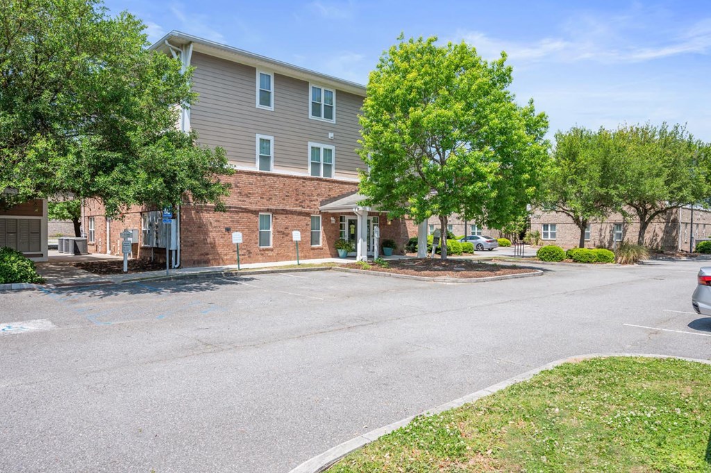 our apartments offer a parking lot in front of our building