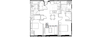 a schematic of a floor plan of a house