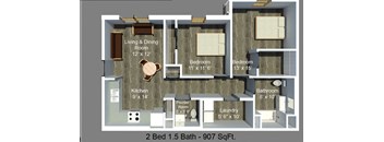 2 Bedroom Apartment