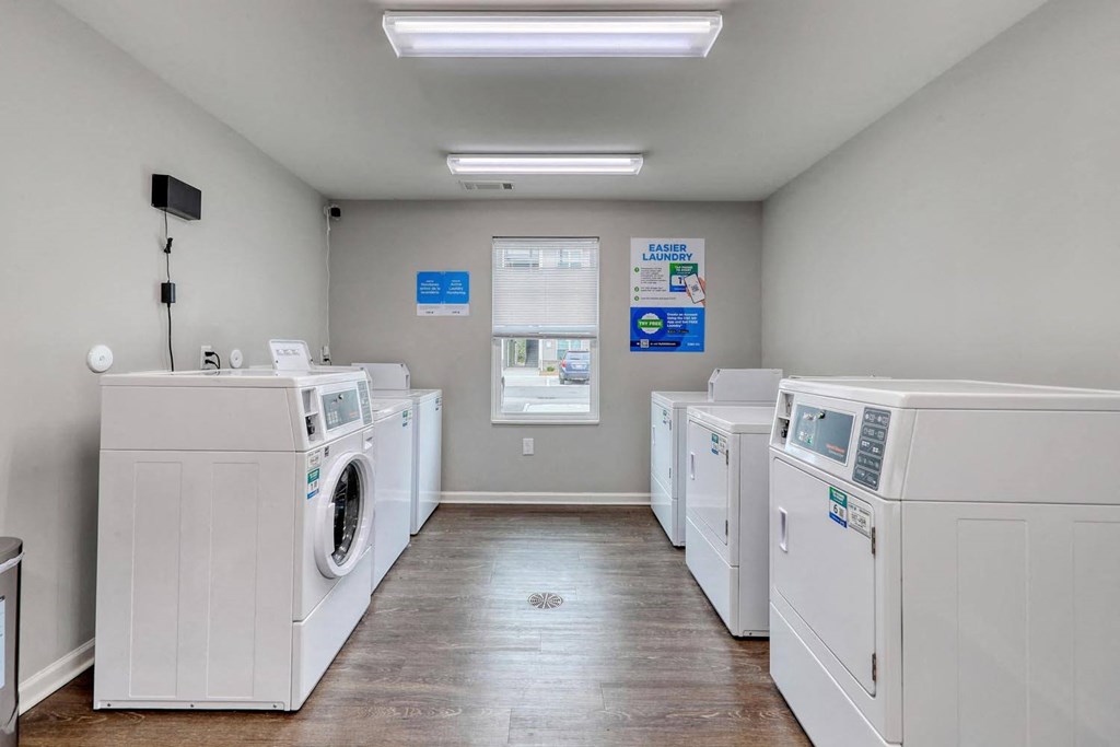 washer and dryer space at the preserve at great pond apartments in windsor locks,