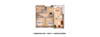 2 Bedroom Unit