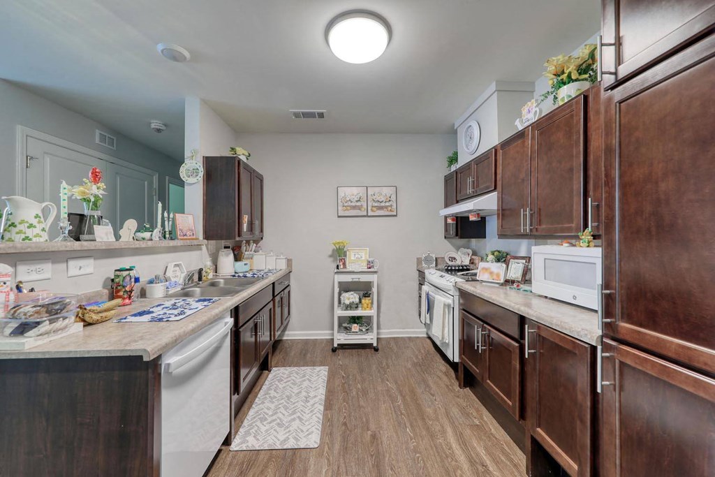 our apartments offer a kitchen
