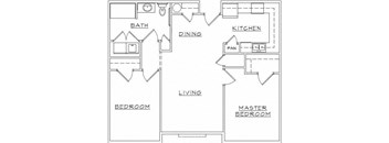 a floor plan of a house