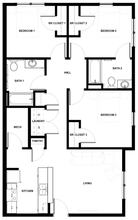 floor plan of the first floor