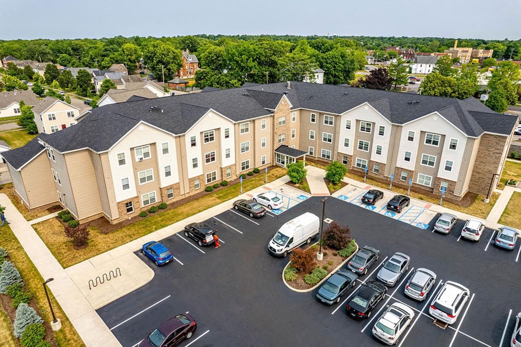 our apartments offer a parking lot for your car