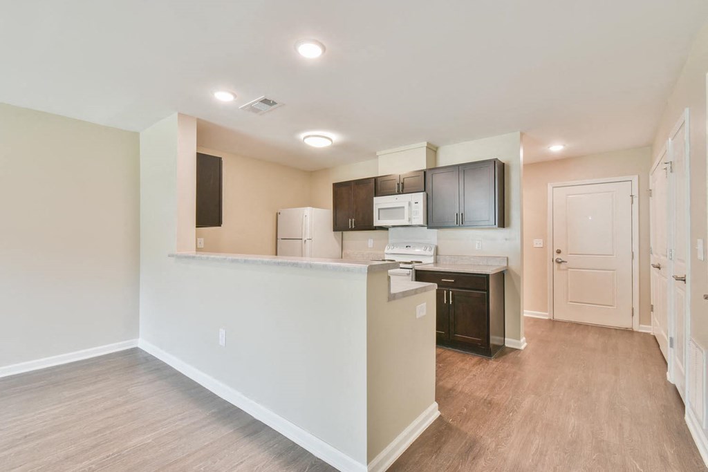 a kitchen or kitchenette at locale dallas victory park