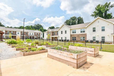our apartments offer a community garden