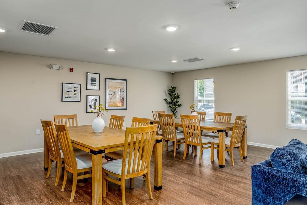 our apartments showcase a naturally lit living room