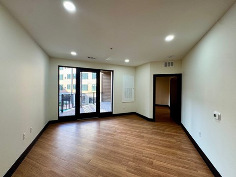 Vacant room with Wooden Floor at The Yard Apartments, Louisville, Kentucky