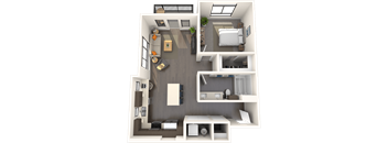 Traditional 1x1 829-834 SF