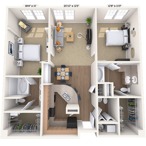 2815 Allen Street #120 Studio-2 Beds Apartment for Rent - Photo Gallery 29