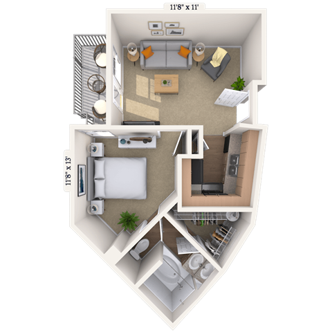 2815 Allen Street #120 Studio-2 Beds Apartment for Rent - Photo Gallery 14