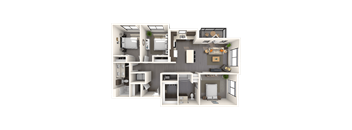 Traditional 3x2 1303-1309 SF