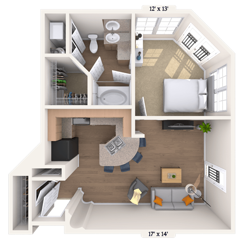 2815 Allen Street #120 Studio-2 Beds Apartment for Rent - Photo Gallery 24