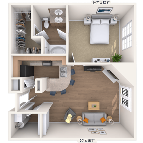 2815 Allen Street #120 Studio-2 Beds Apartment for Rent - Photo Gallery 20