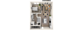 Traditional 1x1 720-950 SF-FP