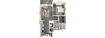 Traditional A3 1x1 706 SF