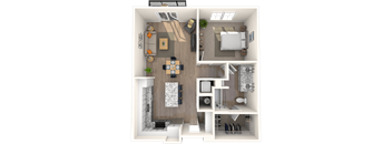 Traditional 1x1 829-888 SF-FP