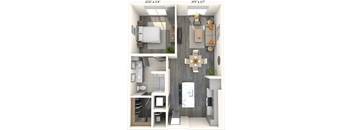 Traditional A6 1x1 806 SF