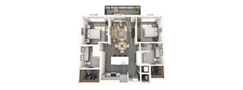 Traditional B1 2x2 1060 SF