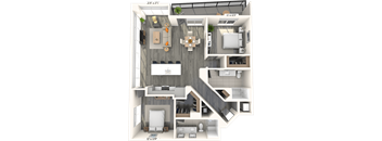 Traditional B7 2x2 1294 SF