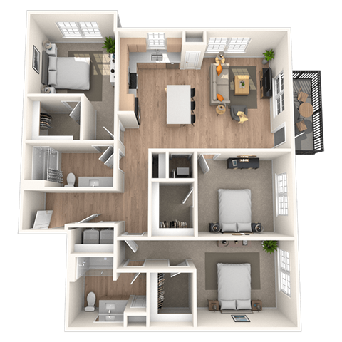 4710 Mint Leaf LN 1-3 Beds Apartment for Rent - Photo Gallery 44