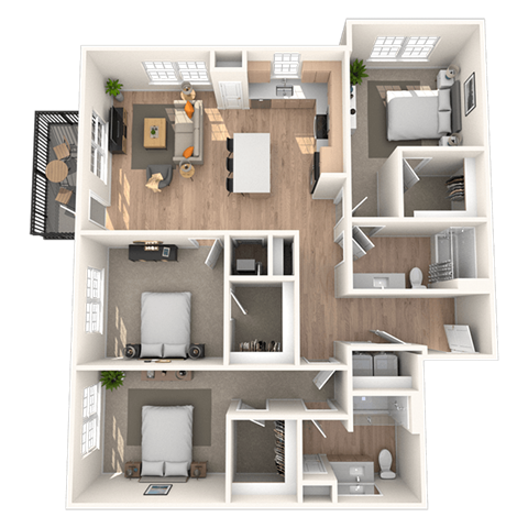 4710 Mint Leaf LN 1-3 Beds Apartment for Rent - Photo Gallery 45