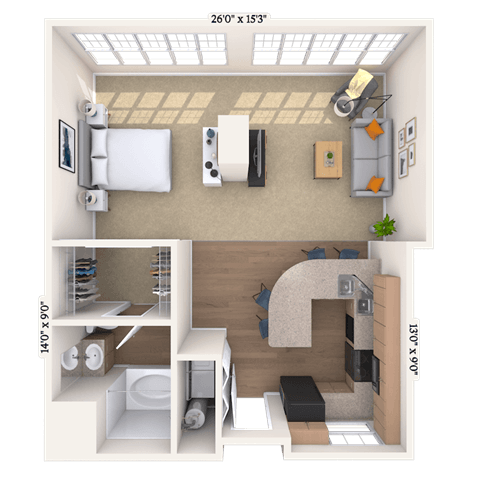 2815 Allen Street #120 Studio-2 Beds Apartment for Rent - Photo Gallery 42